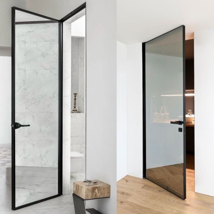 Cửa nhôm Slim đóng mở