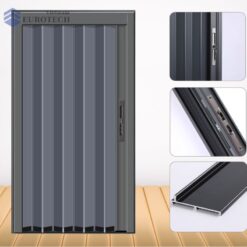 Cửa xếp nhôm 68 lá đặc kín