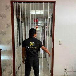 Cửa xếp nhôm màu vân gỗ | Đẹp như gỗ thật, bền hơn gỗ thật