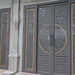 Mẫu cửa cổng trượt quay CNC