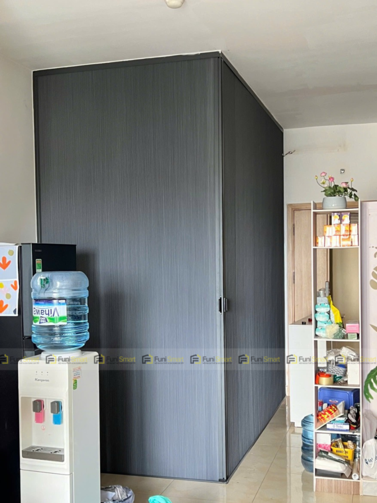 Cánh tủ áo rèm tổ ong xếp gọn rẻ đẹp