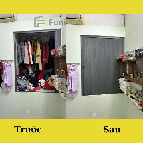 Cánh tổ ong cho tủ áo âm tường