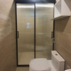 cửa xếp nhà tắm slim trượt