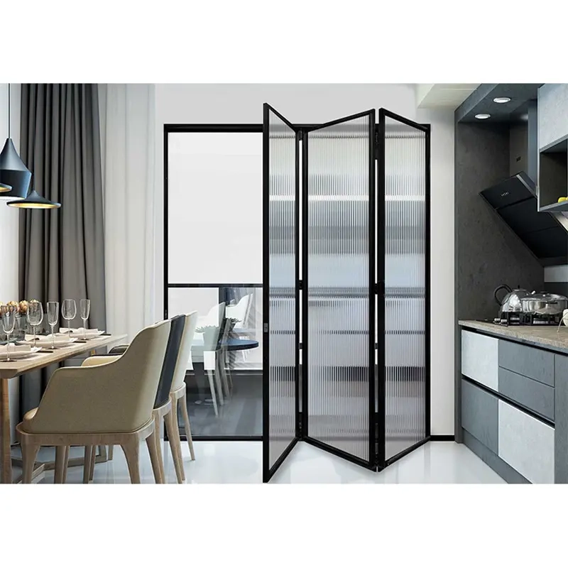Cửa xếp trượt hệ slim siêu mỏng cho bếp